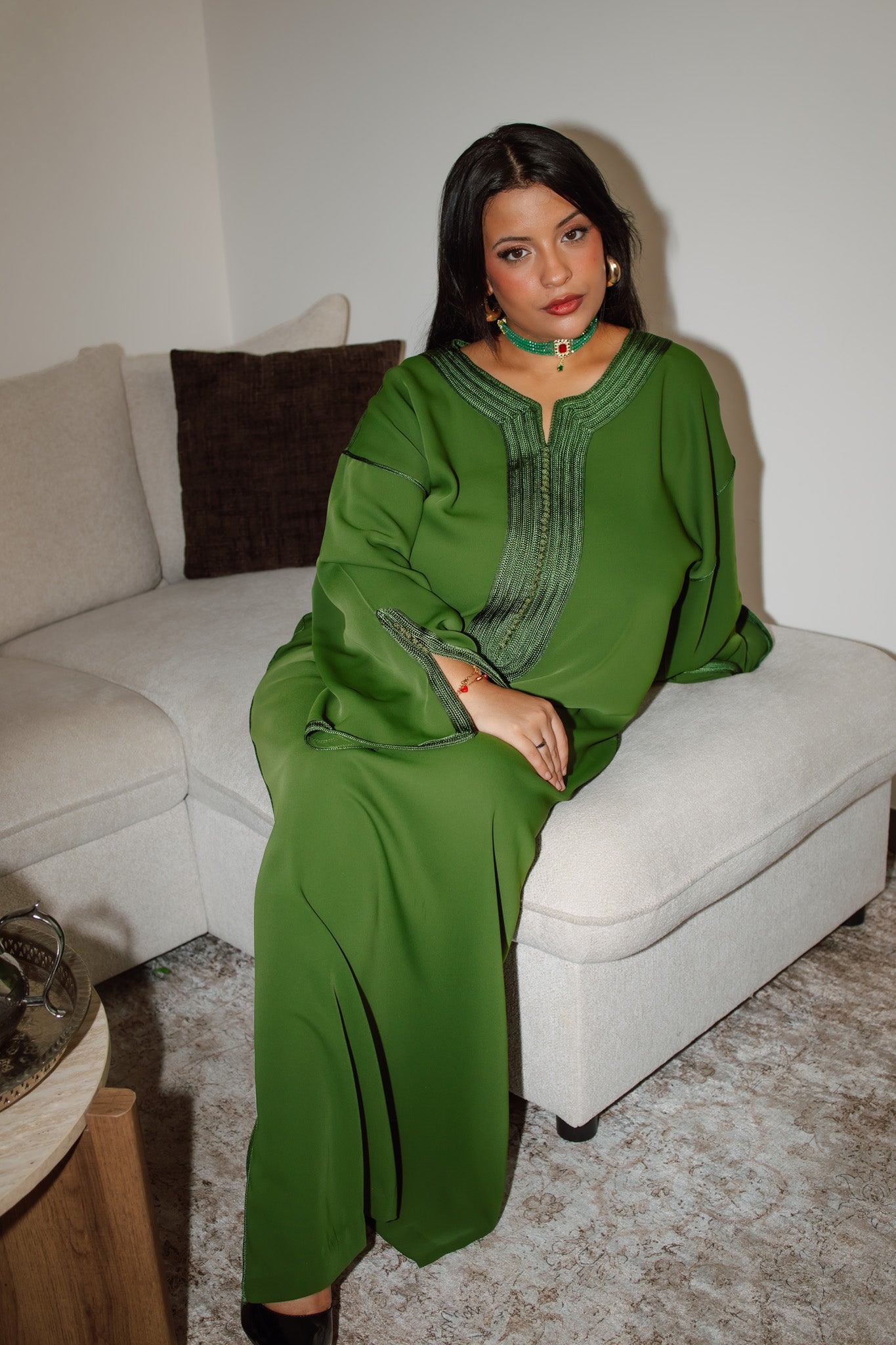 Gandoura Classic - Olive Green