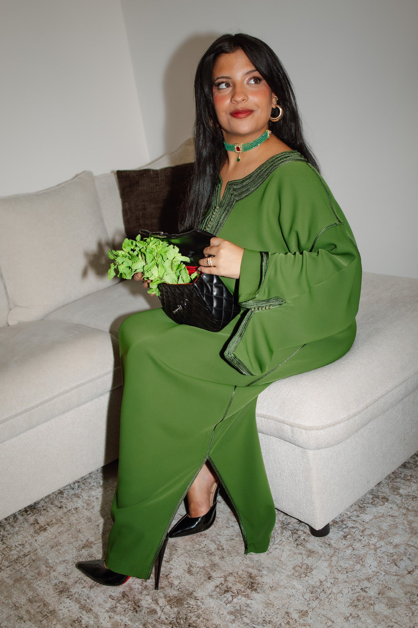 Gandoura Classic - Olive Green