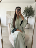 Caftan Elegance - Menthe poudrée