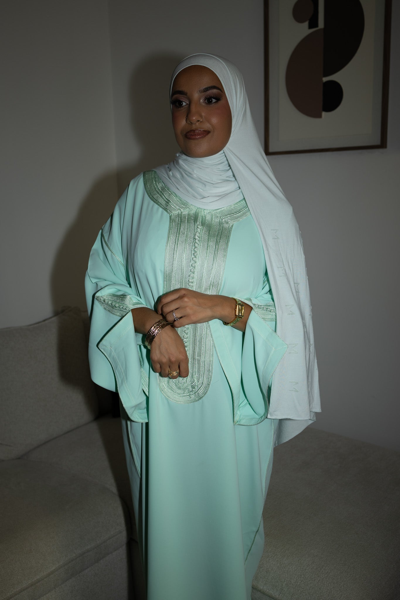 Gandoura Classic - Mint Green