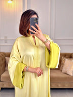 Caftan Elegance - Jaune Citron