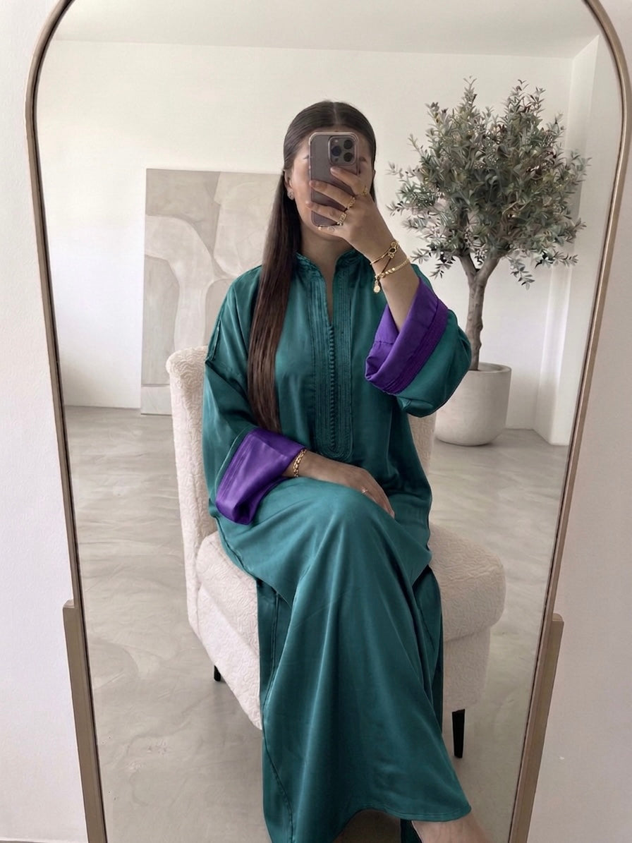 Caftan Elegance - Vert Royal