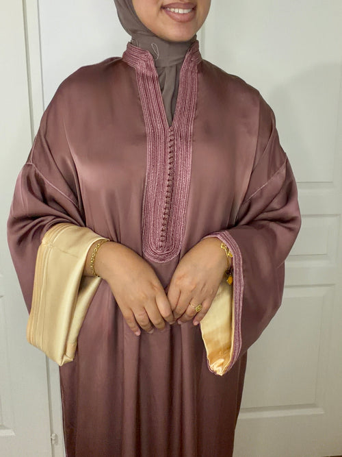 Caftan Elegance - Mauve Taupe