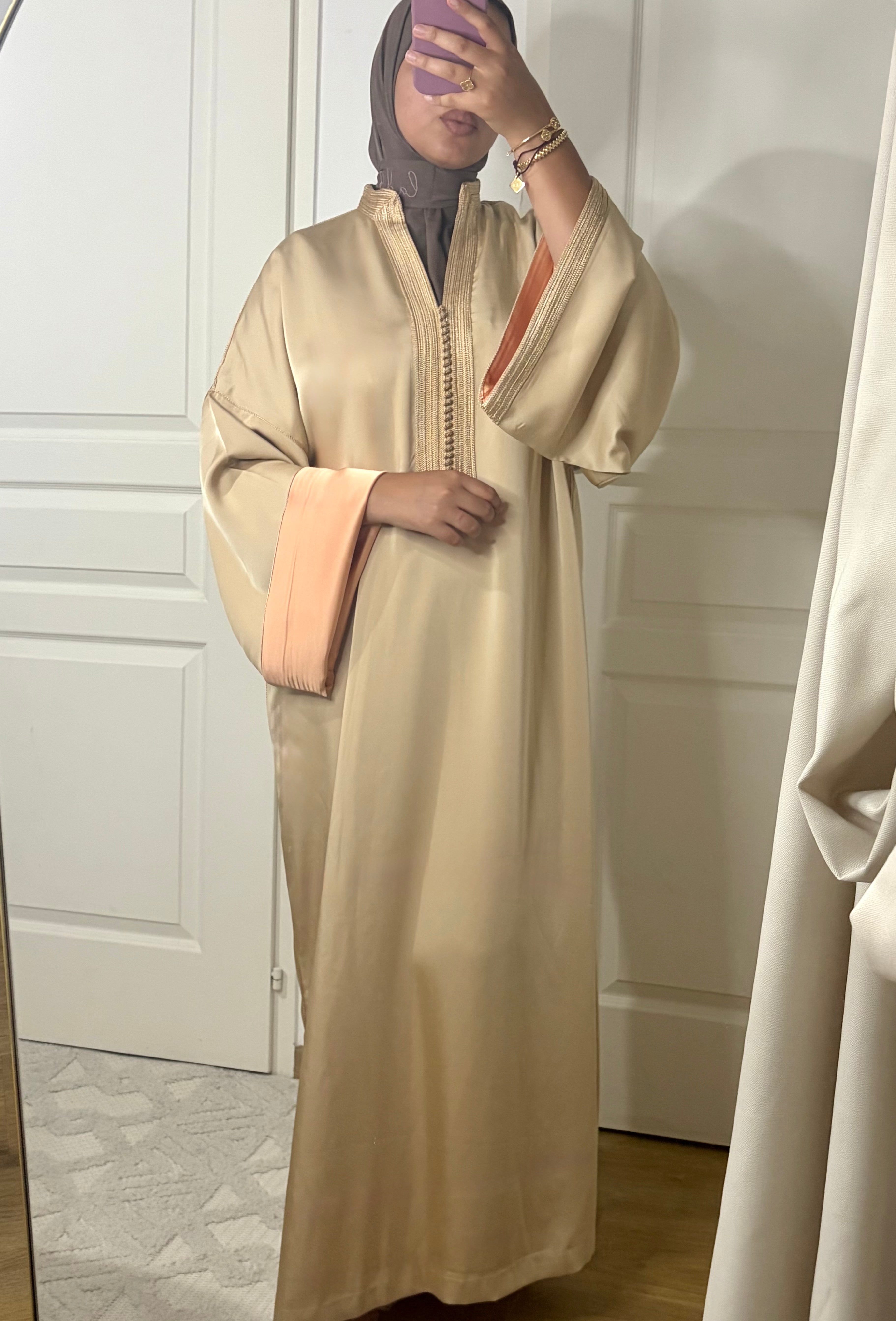 Caftan Elegance - Beige nacré