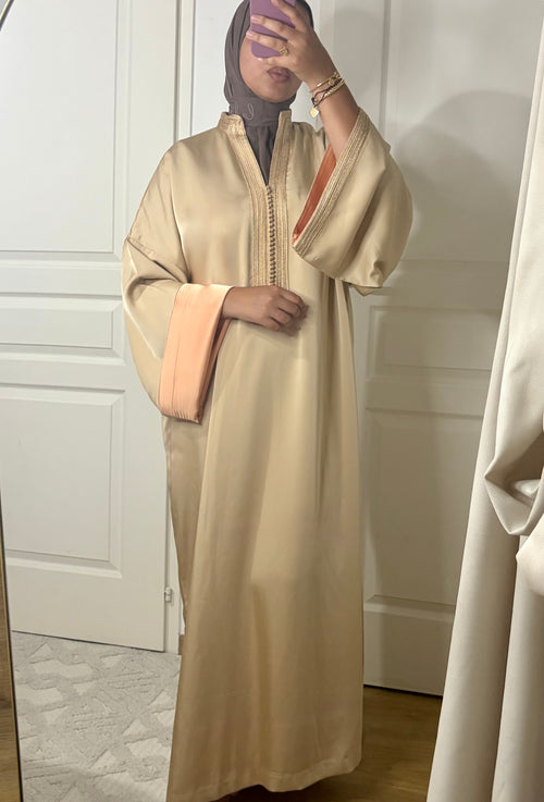 Caftan Elegance - Beige nacré