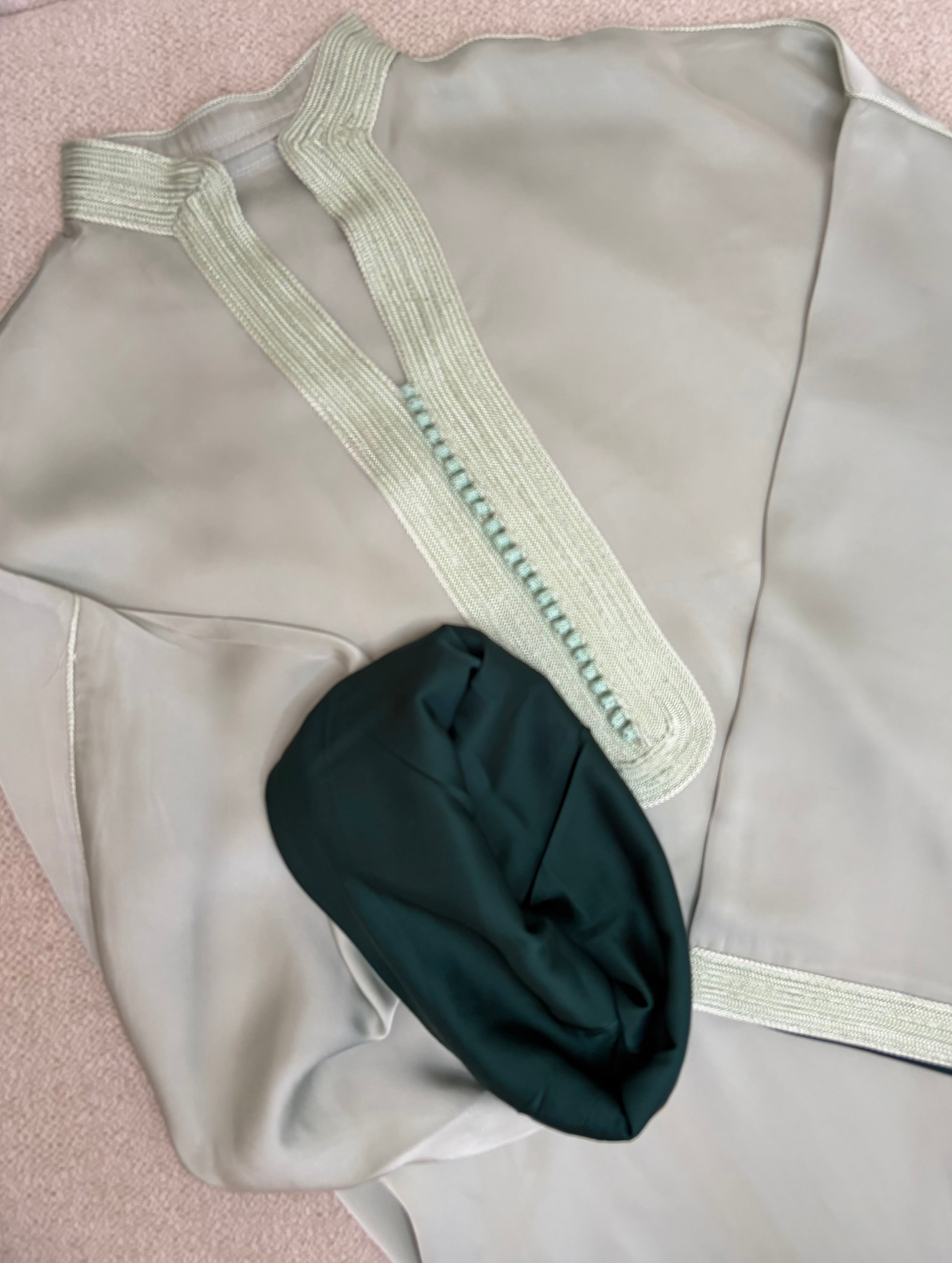Caftan Elegance - Menthe poudrée