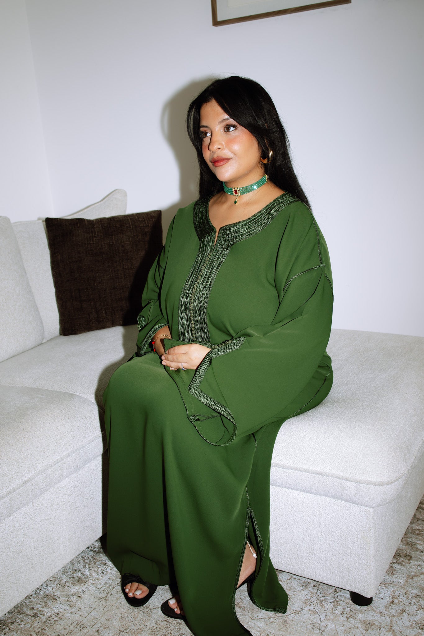 Gandoura Classic - Olive Green