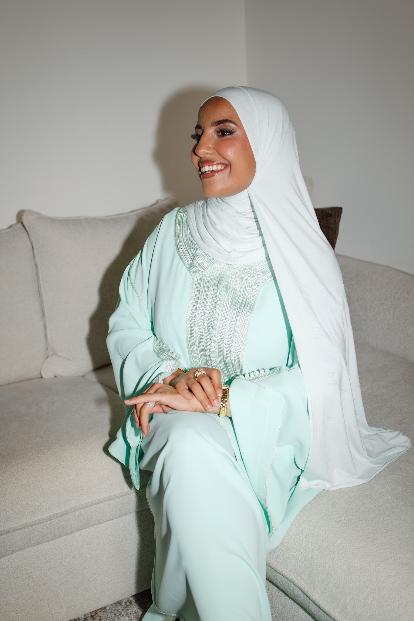 Gandoura Classic - Mint Green