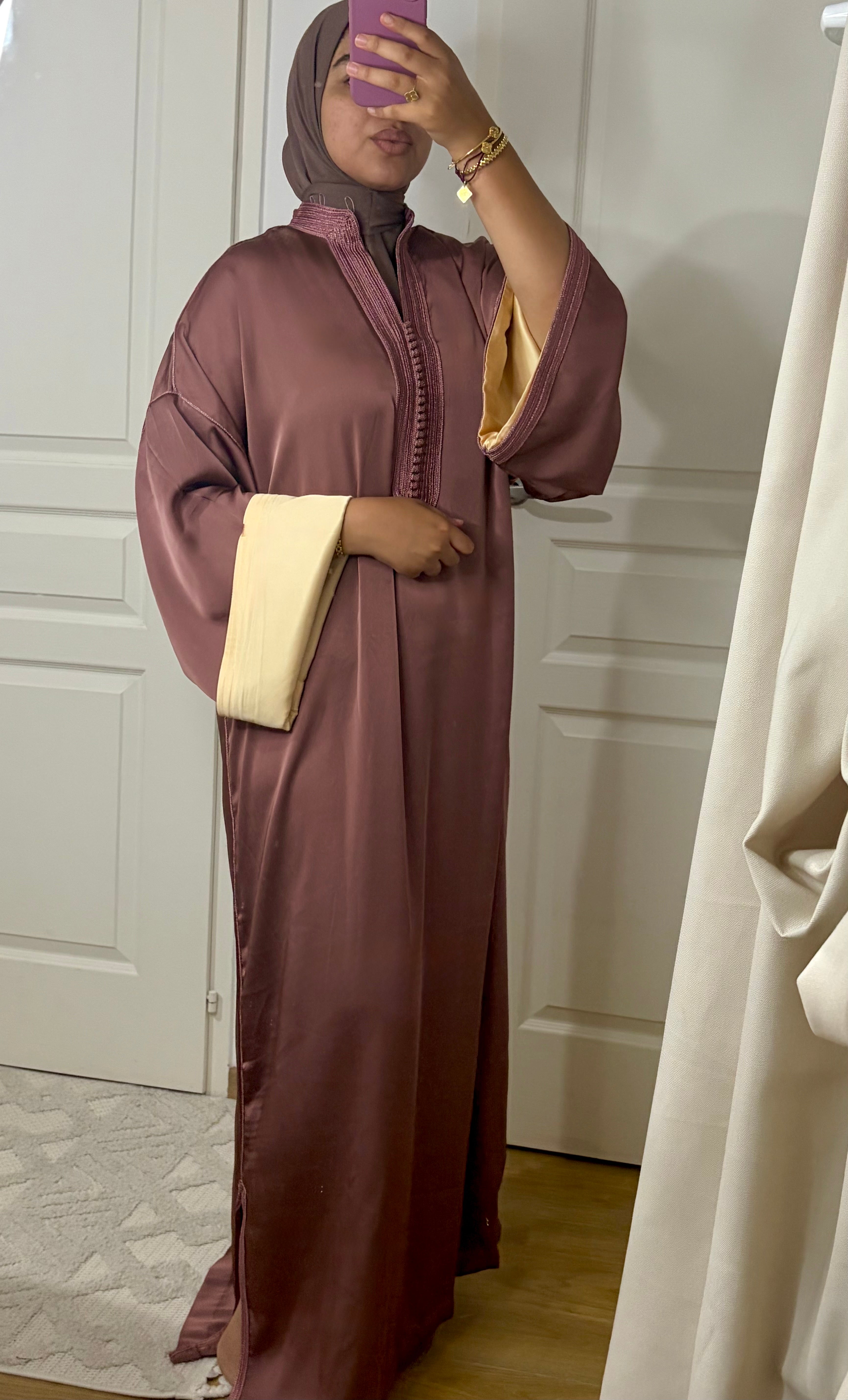 Caftan Elegance - Mauve Taupe
