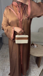 Jellaba Organza - Sable du Sahara Emana Couture