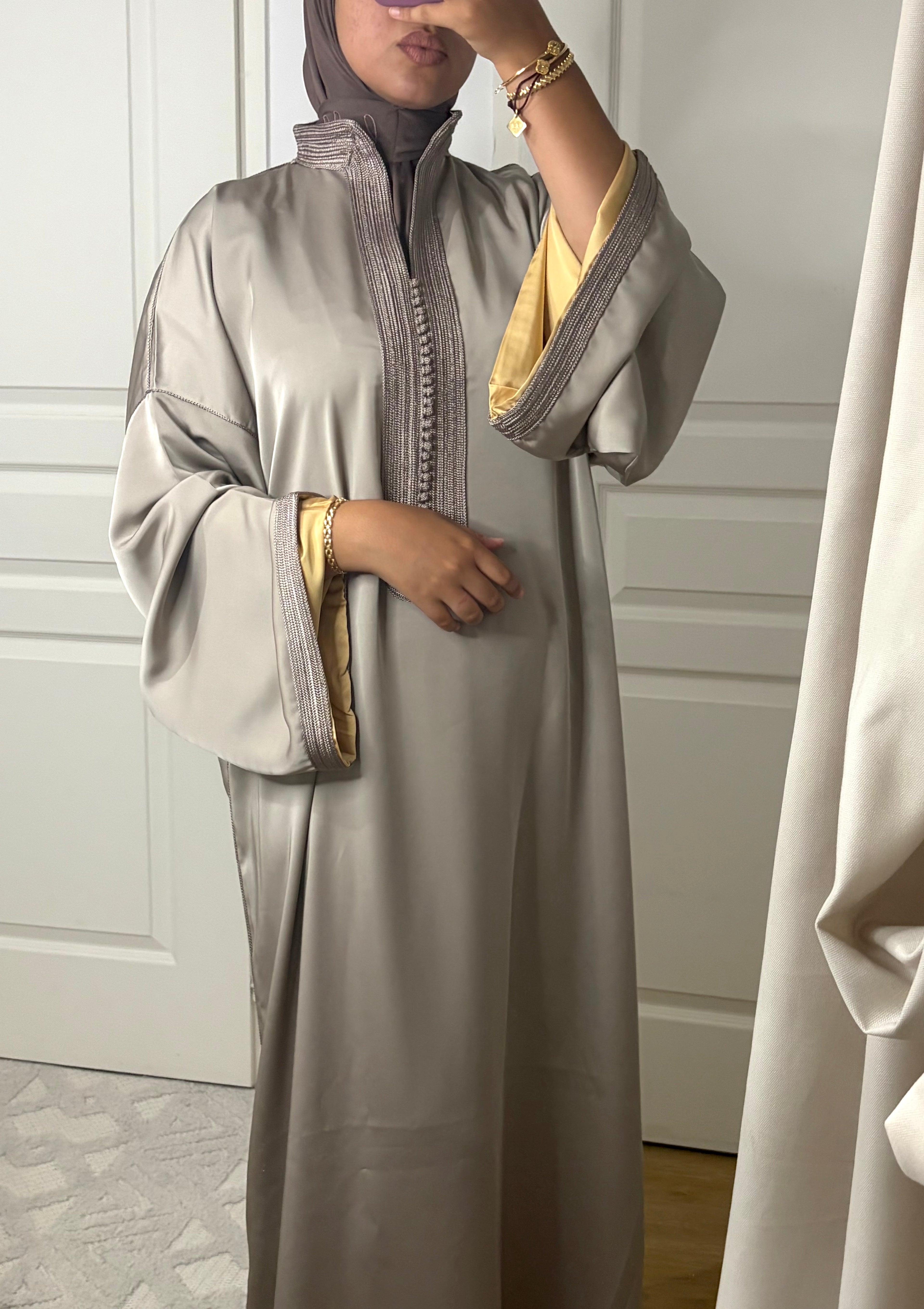 Caftan Elegance - Sable Gris