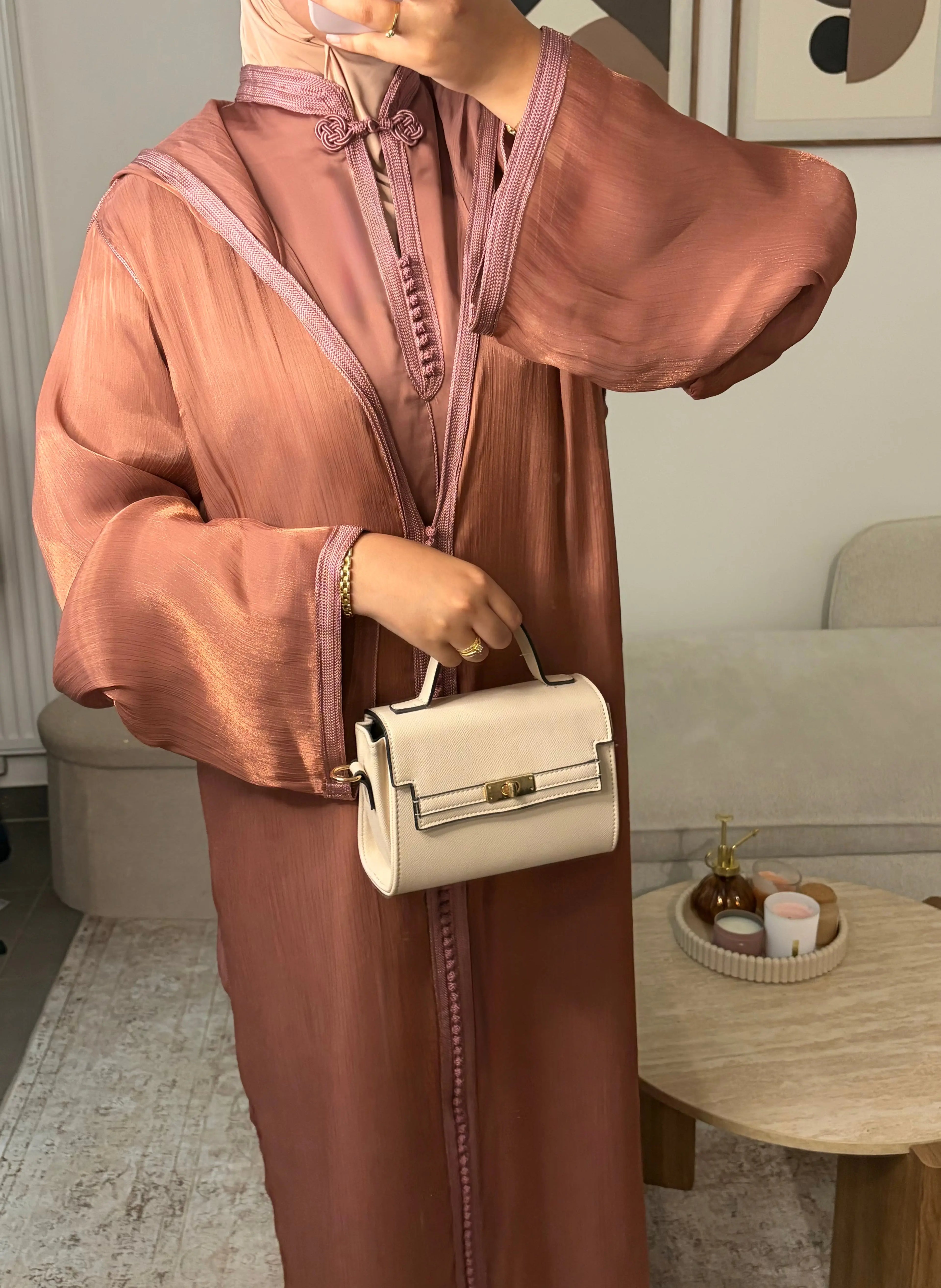 Jellaba Organza - Rose de Marrakech Emana Couture