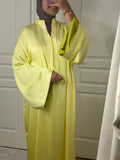 Caftan Elegance - Jaune Citron