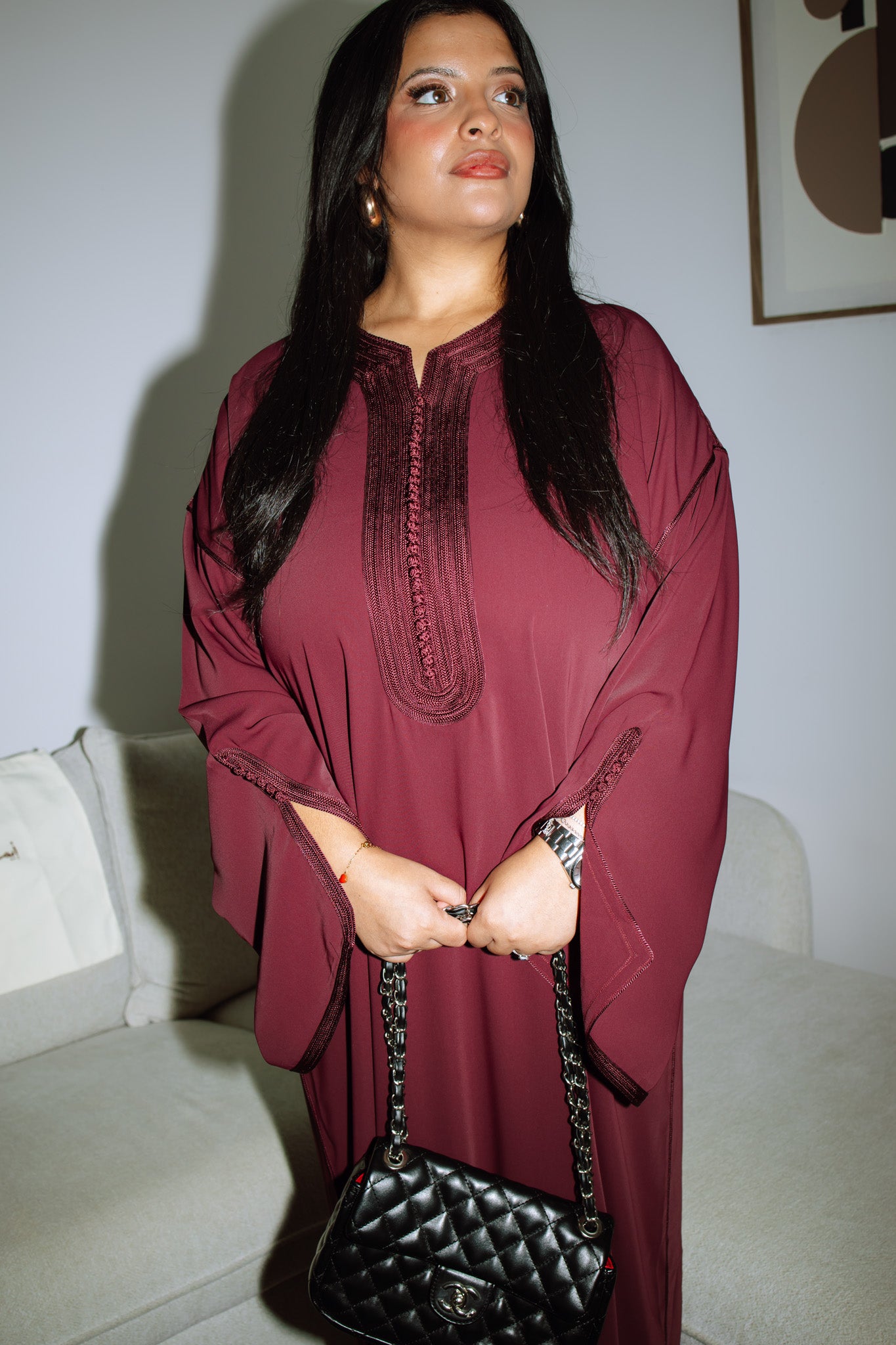 Gandoura Classic - Burgundy