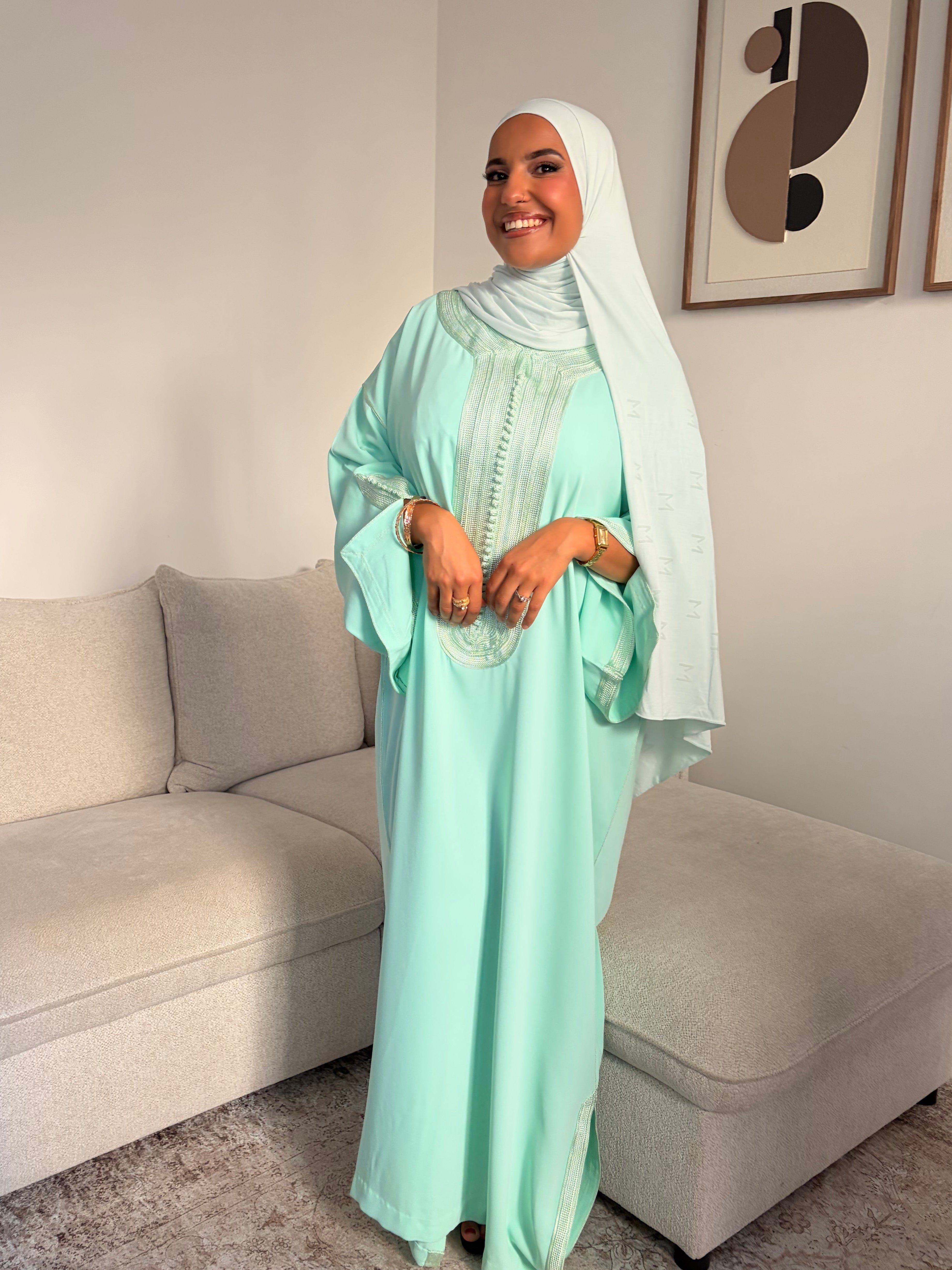 Gandoura Classic - Mint Green