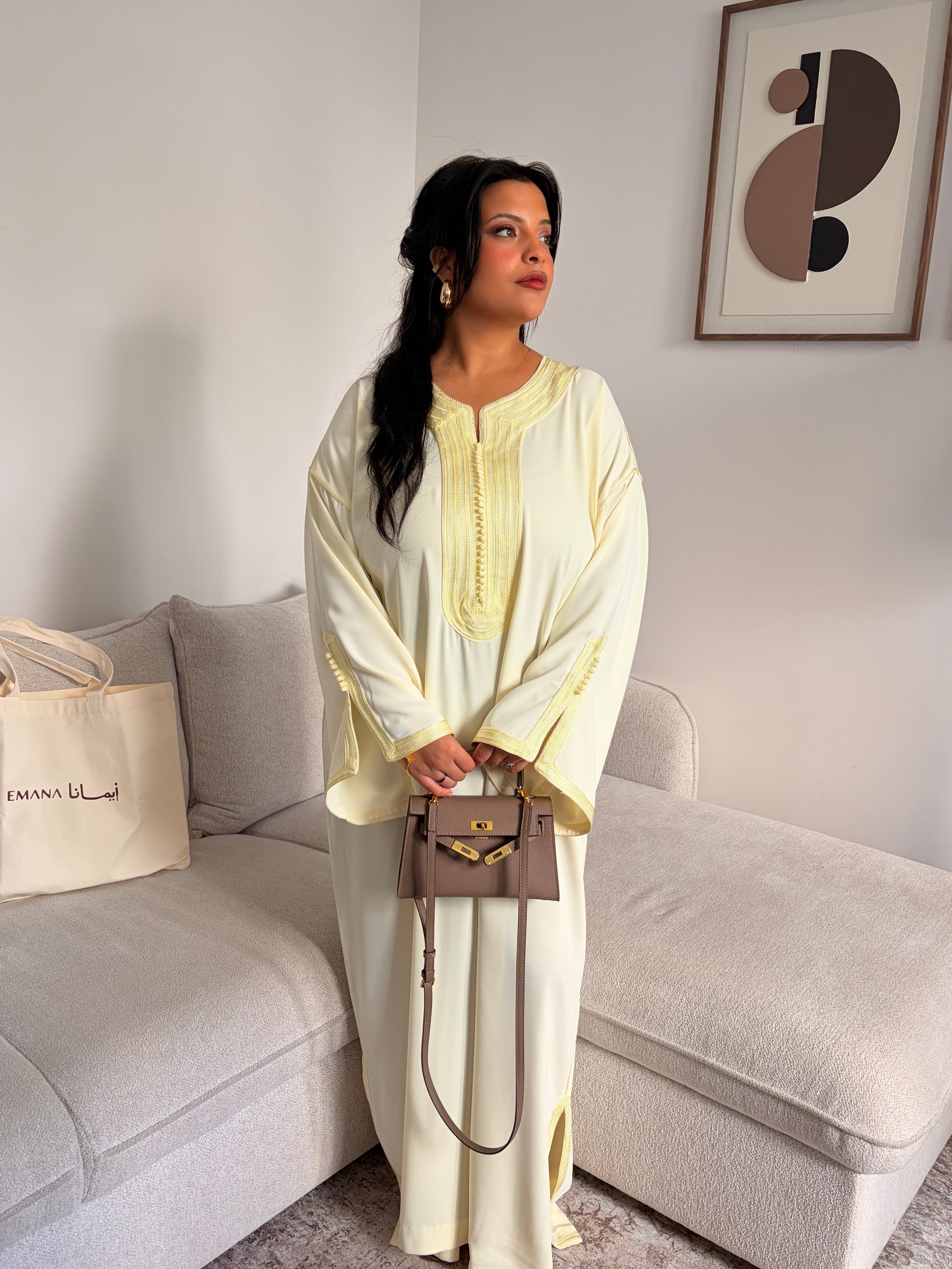 Gandoura Classic - Butter Yellow