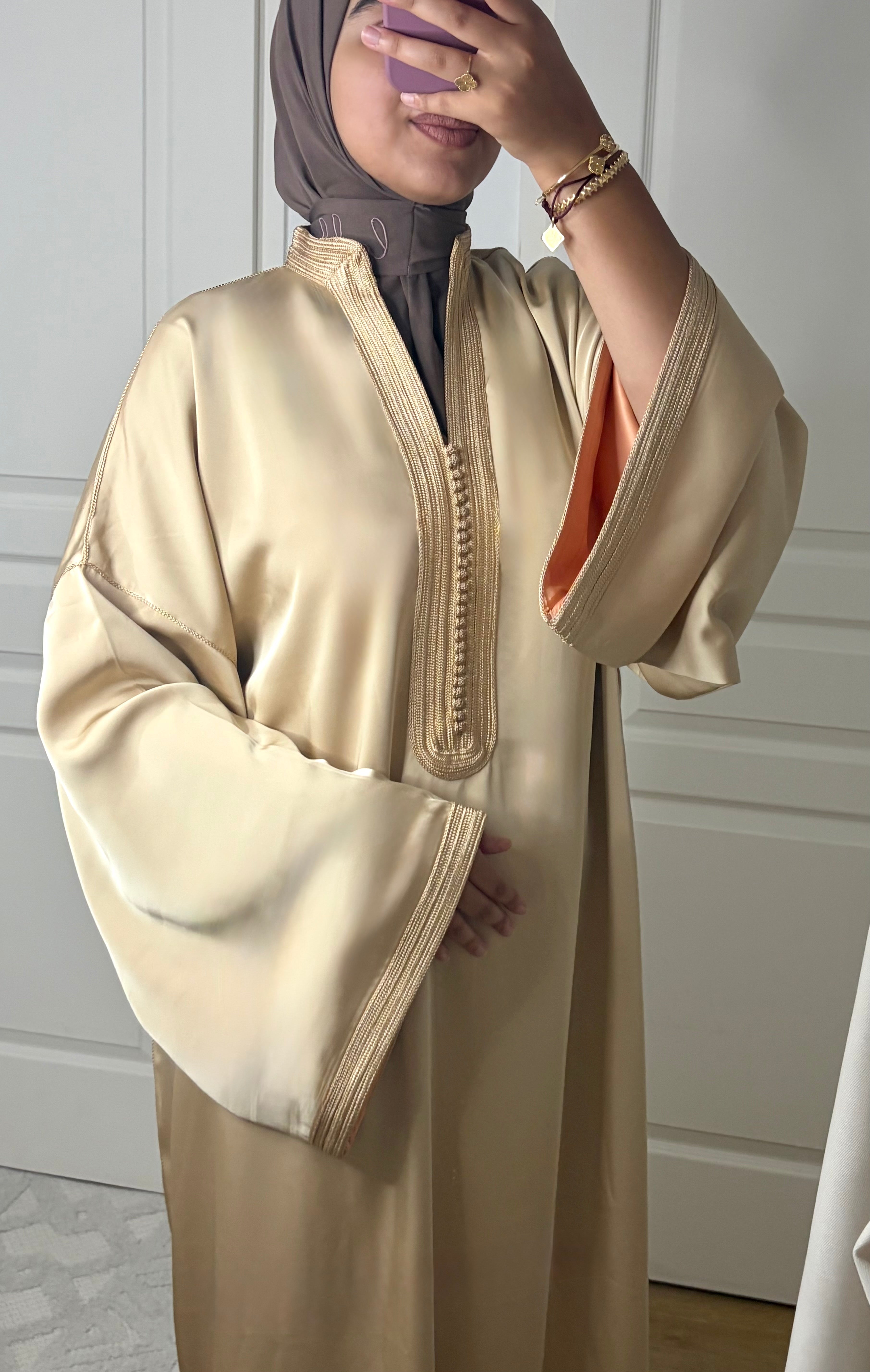 Caftan Elegance - Beige nacré