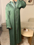 Jellaba Organza - Sauge Royale Emana Couture