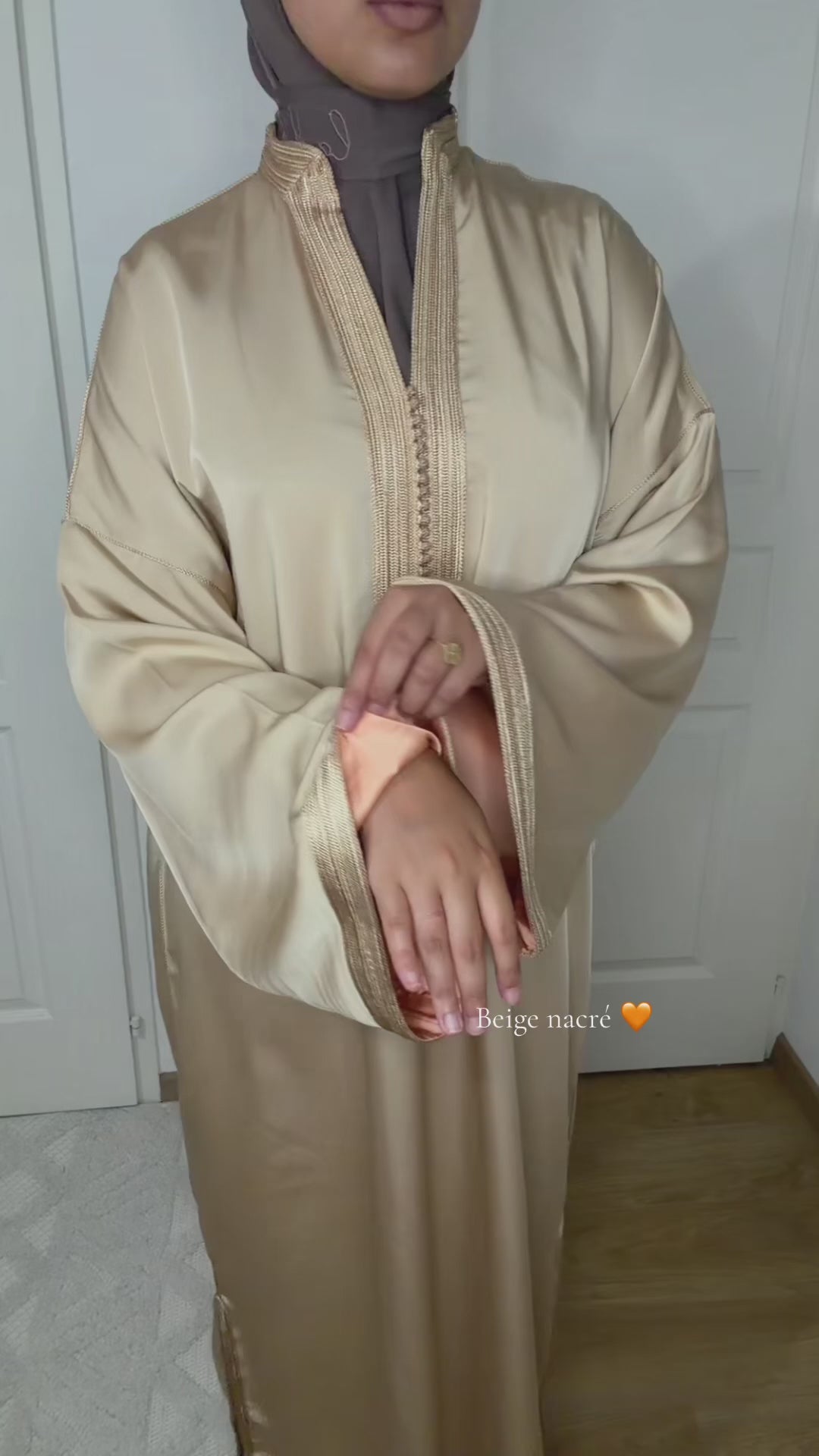 Caftan Elegance - Beige nacré