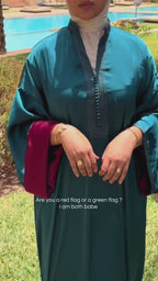 Caftan Elegance - Vert Royal