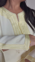 Gandoura Classic - Butter Yellow