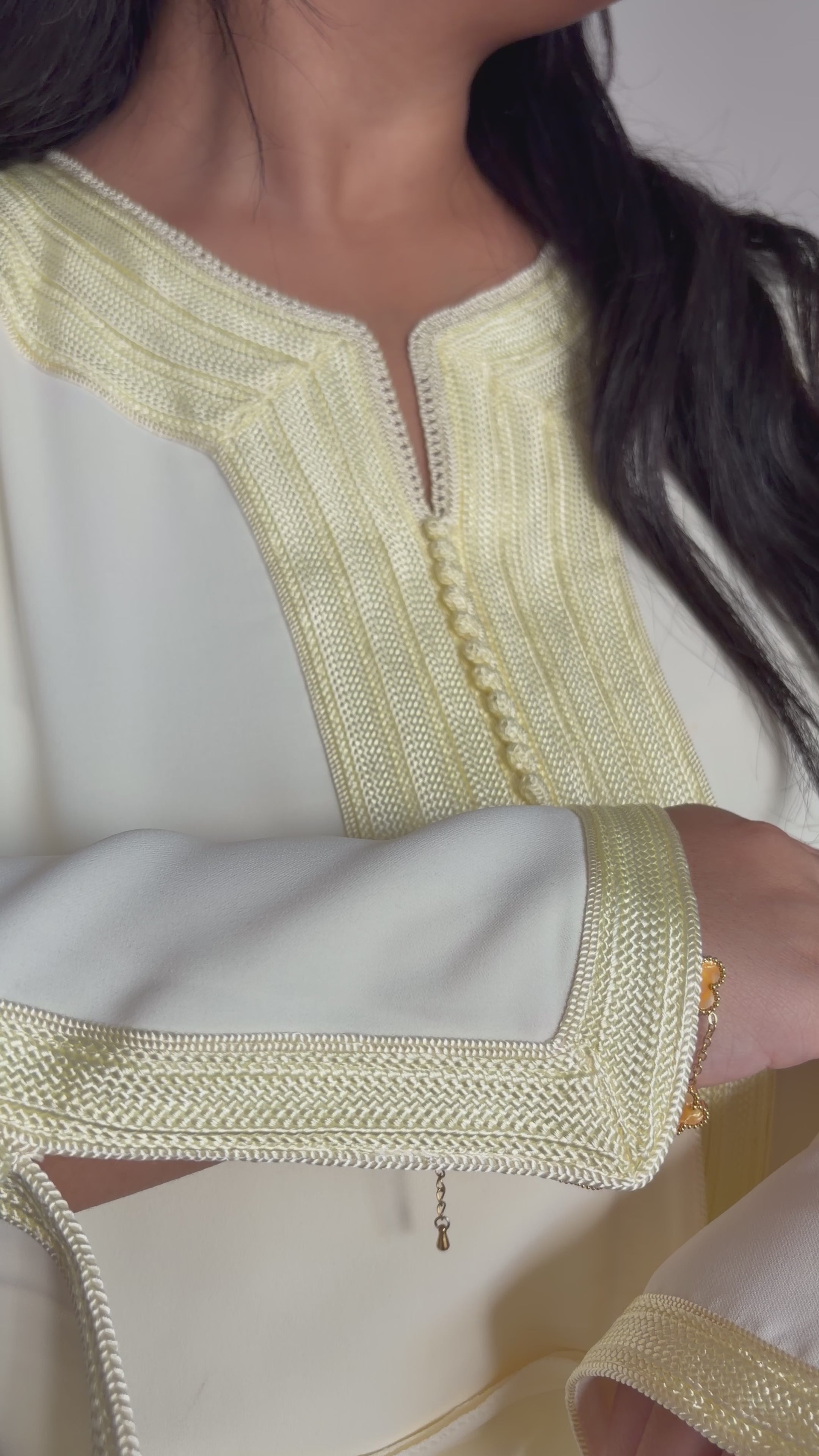 Gandoura Classic - Butter Yellow