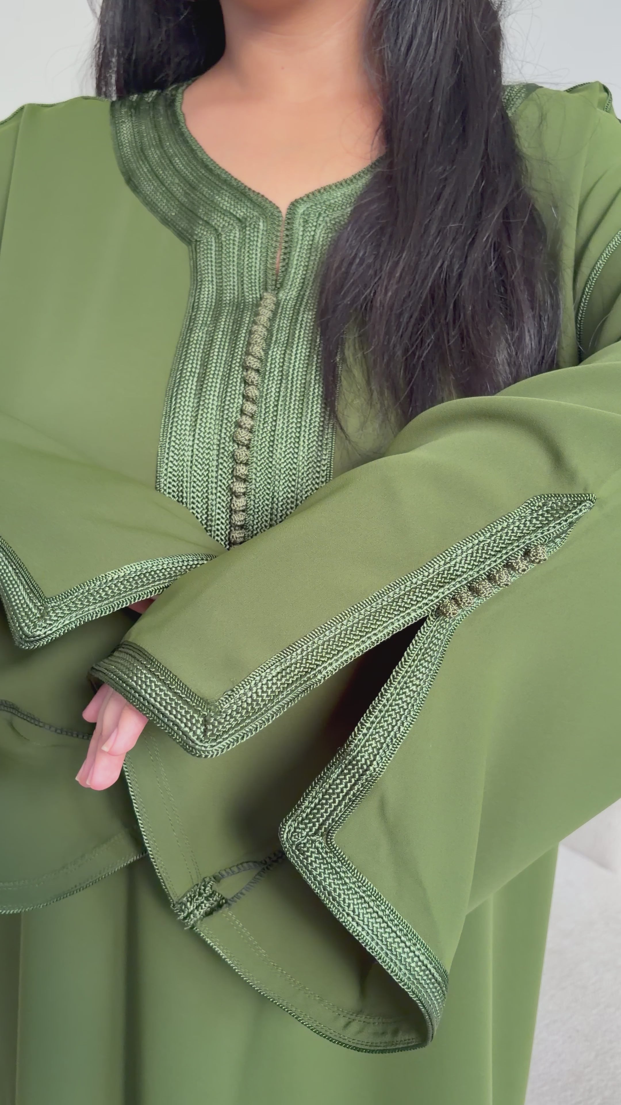 Gandoura Classic - Olive Green